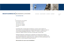 Tablet Screenshot of beckmann-wiewer.de